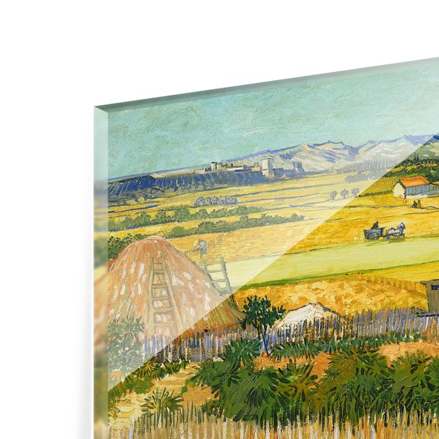 Stænkplader glas Vincent Van Gogh - Harvest