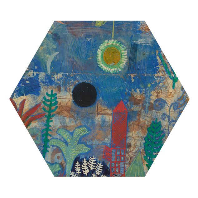 Sekskantede billeder Paul Klee - Sunken Landscape