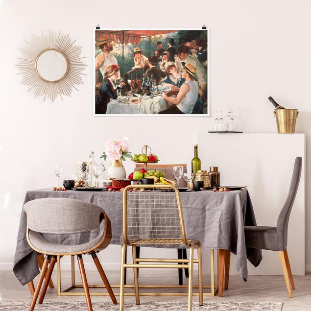 Kunst stilarter impressionisme Auguste Renoir - Luncheon Of The Boating Party