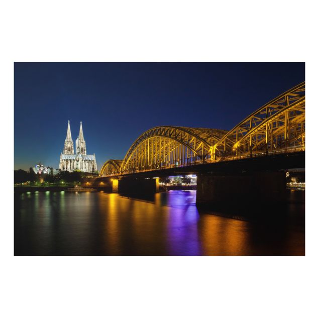 Billeder arkitektur og skyline Cologne At Night