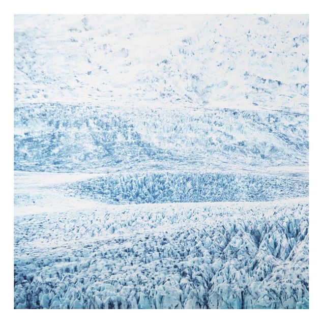 Billeder landskaber Icelandic Glacier Pattern