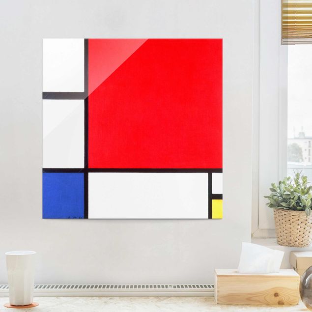Kunst stilarter Piet Mondrian - Composition With Red Blue Yellow