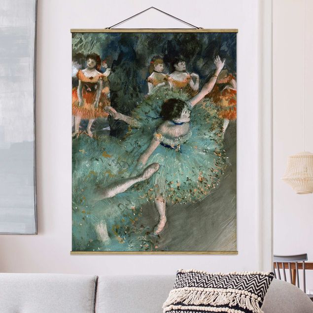 Billeder ballerina Edgar Degas - Dancers in Green