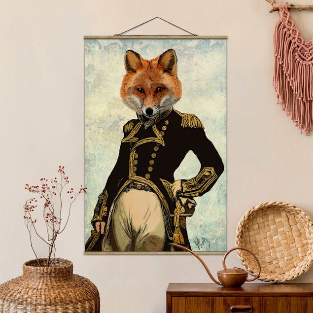 køkken dekorationer Animal Portrait - Fox Admiral