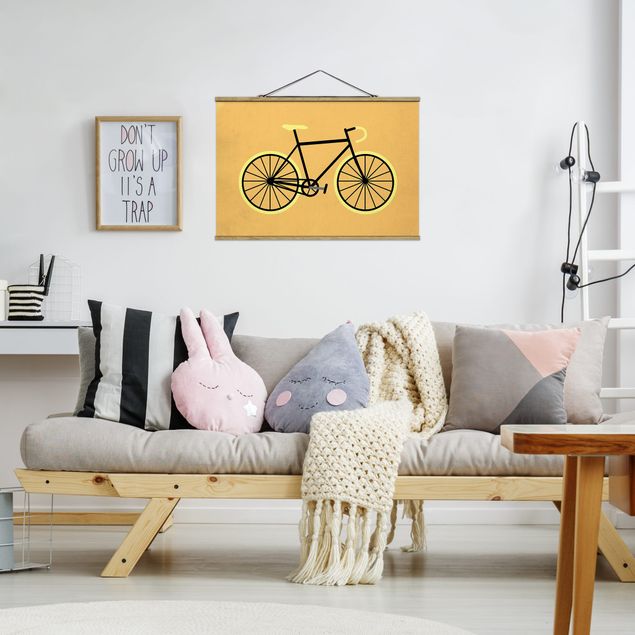 Billeder moderne Bicycle In Yellow