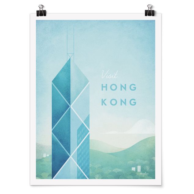 Billeder arkitektur og skyline Travel Poster - Hong Kong