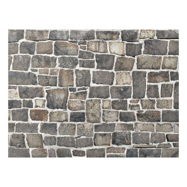 Stænkplader glas Crushed Stone Wallpaper Stone Wall