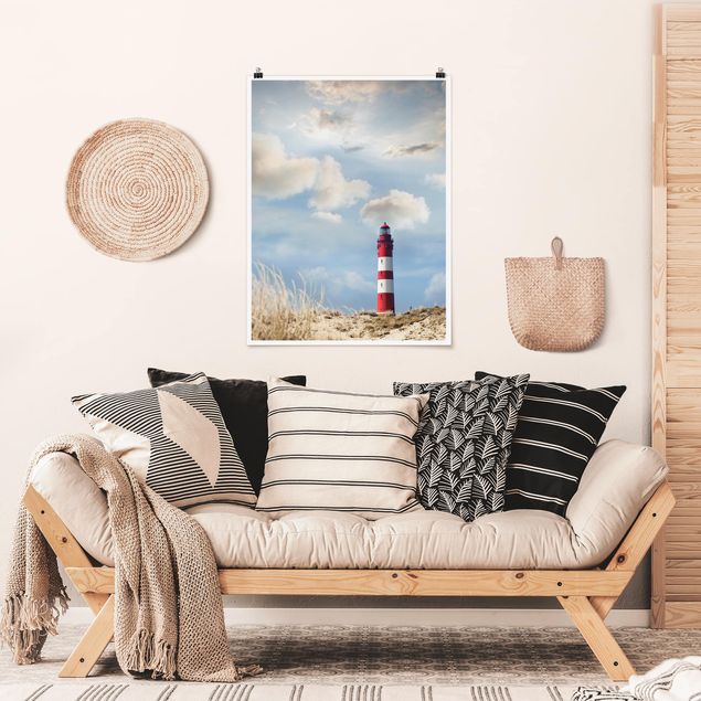 Billeder landskaber Lighthouse Between Dunes