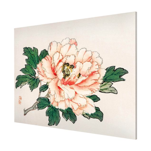 Billeder blomster Asian Vintage Drawing Pink Chrysanthemum
