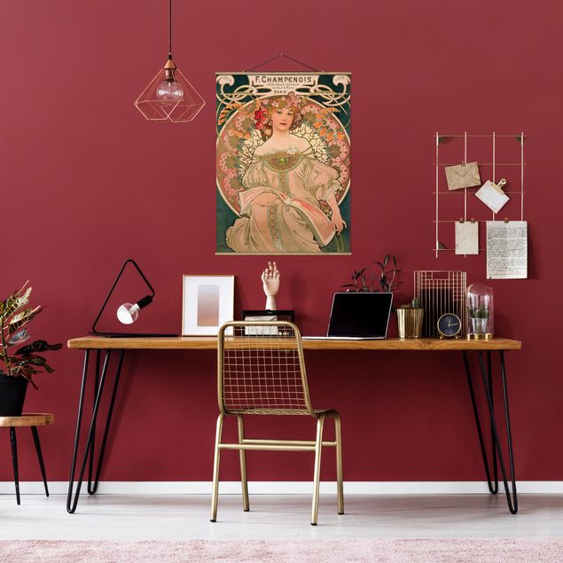 Kunst stilarter Alfons Mucha - Poster For F. Champenois