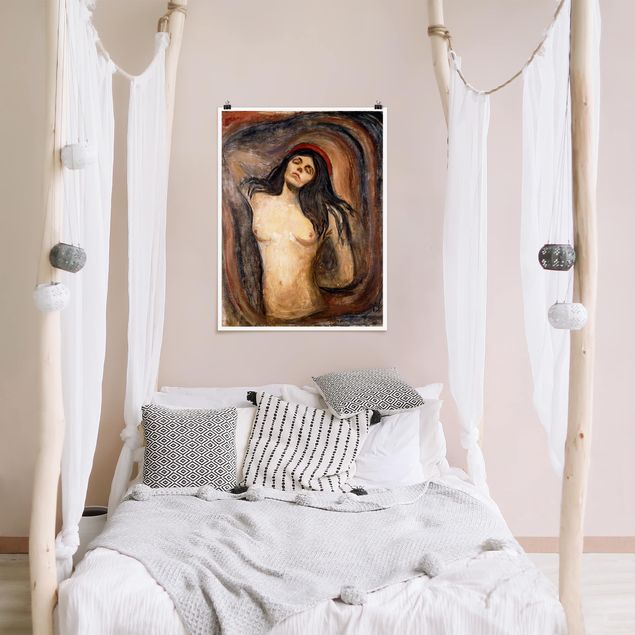 Kunst stilarter post impressionisme Edvard Munch - Madonna