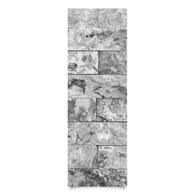 Selvklæbende folier grå Stone Wall Natural Marble Gray