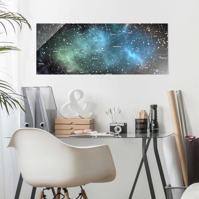 Billeder arkitektur og skyline Stellar Constellation Map Galactic Nebula