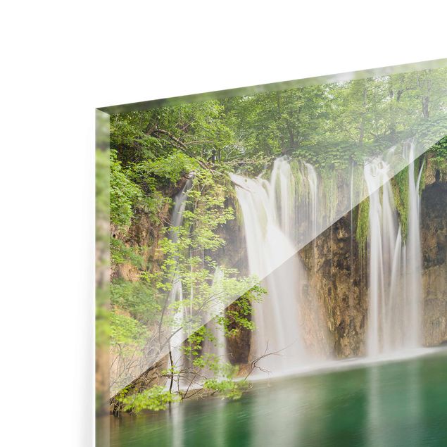Billeder grøn Waterfall Plitvice Lakes