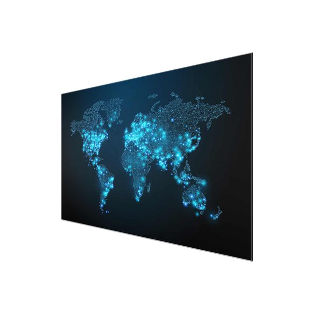 Billeder Connected World World Map