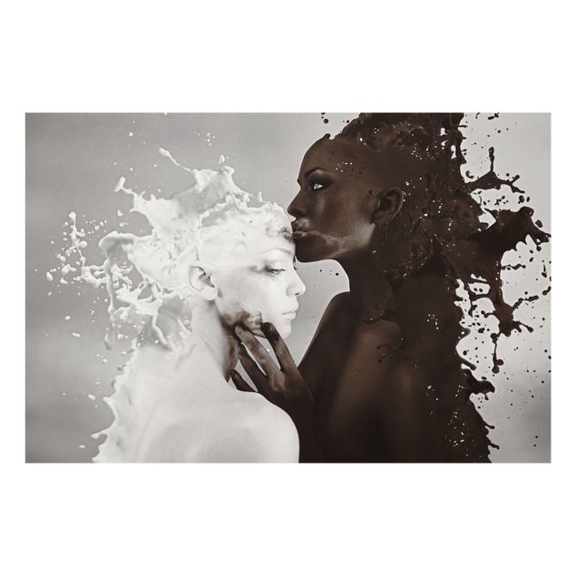 Billeder sort og hvid Milk & Coffee Kiss