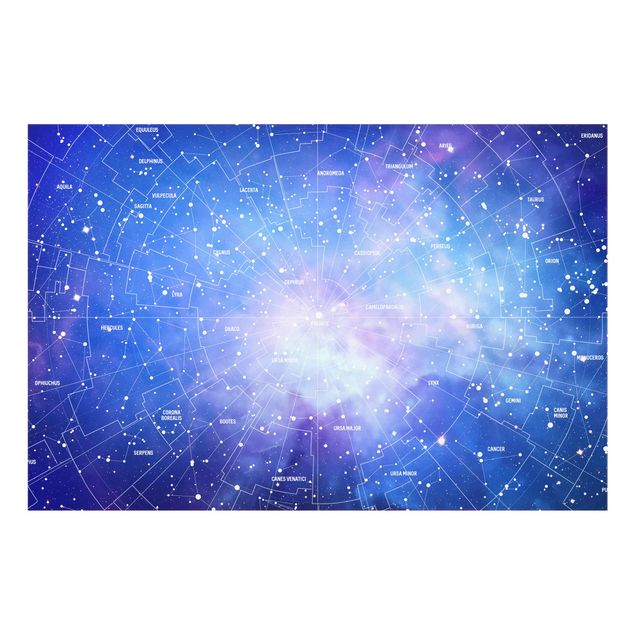 Billeder blå Stelar Constellation Star Chart