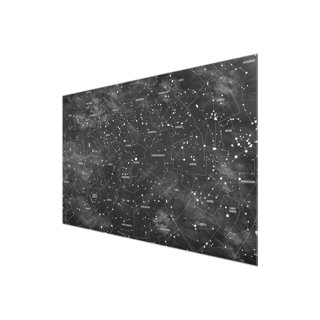Billeder Map Of Constellations Blackboard Look
