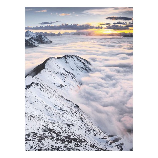 Billeder landskaber View Of Clouds And Mountains