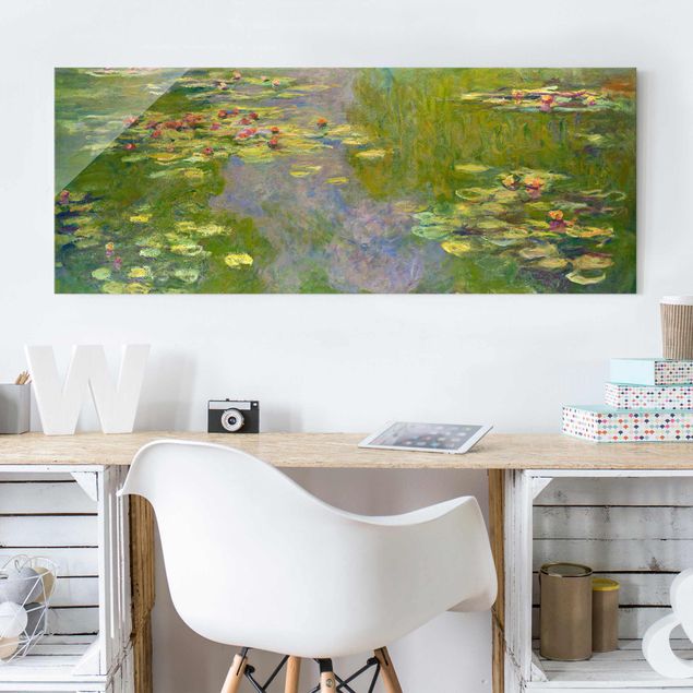 Billeder grøn Claude Monet - Green Waterlilies