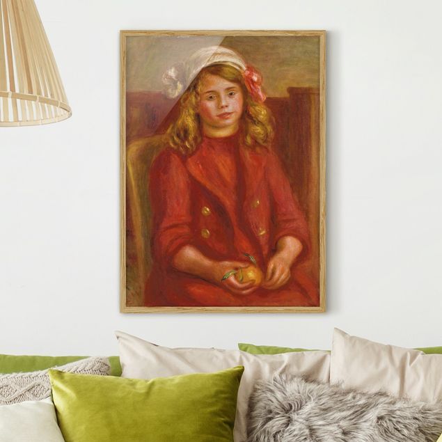 Kunst stilarter impressionisme Auguste Renoir - Young Girl with an Orange