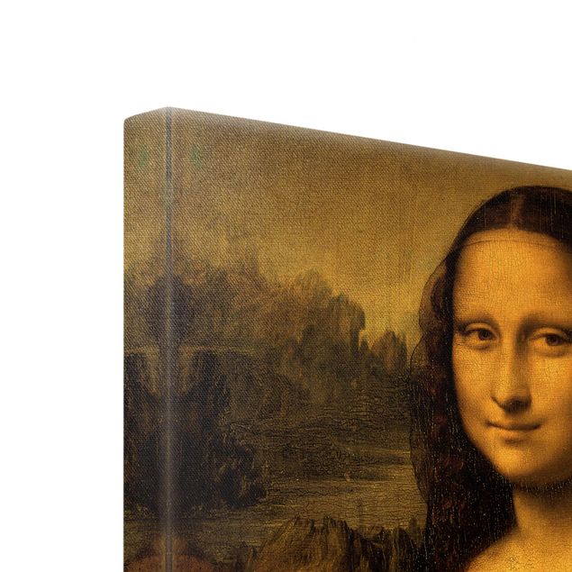 Billeder på lærred guld Leonardo da Vinci - Mona Lisa