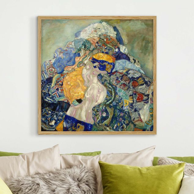 køkken dekorationer Gustav Klimt - Baby (cradle)