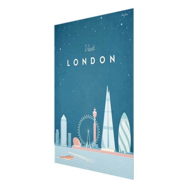 Billeder kunsttryk Travel Poster - London