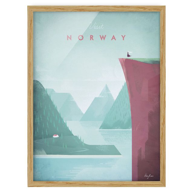 Billeder arkitektur og skyline Travel Poster - Norway