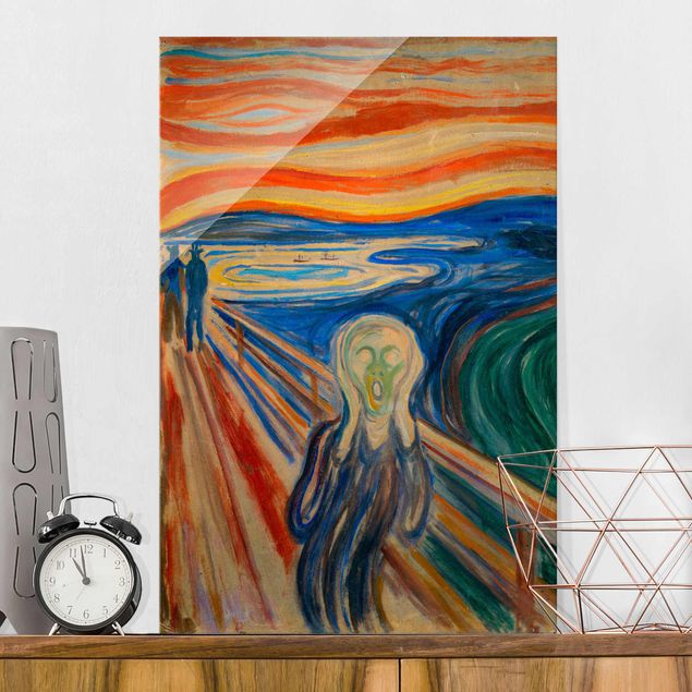 Billeder farvet Edvard Munch - The Scream