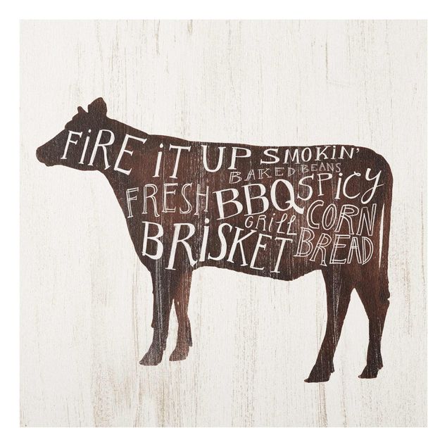 Billeder brun Farm BBQ - Cow