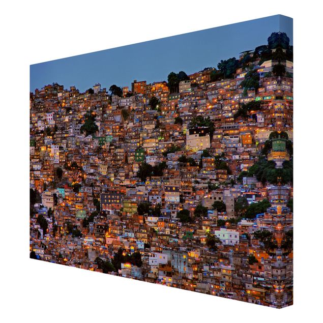 Billeder brun Rio De Janeiro Favela Sunset