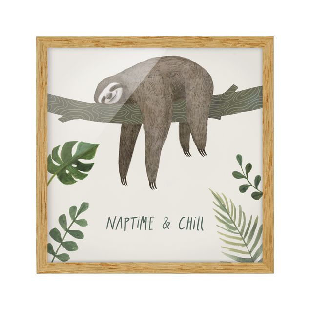 Billeder ordsprog Sloth Sayings - Chill