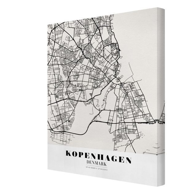 Billeder Copenhagen City Map - Classic