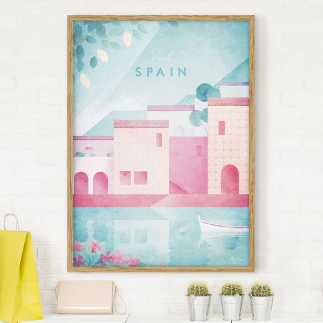 køkken dekorationer Travel Poster - Spain