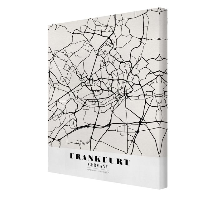 Billeder Frankfurt City City Map - Classical