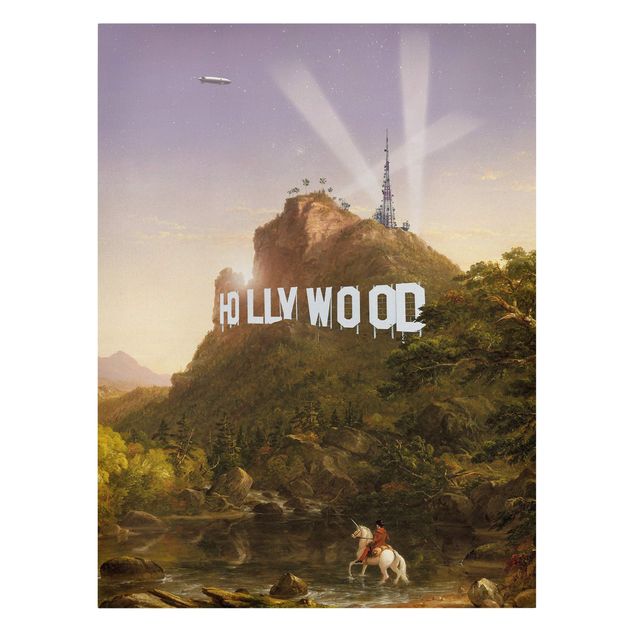 Billeder på lærred kunsttryk Painting Hollywood