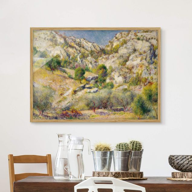 køkken dekorationer Auguste Renoir - Rock At Estaque