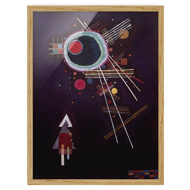 Indrammede plakater abstrakt Wassily Kandinsky - Ray Lines