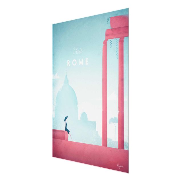Billeder rød Travel Poster - Rome