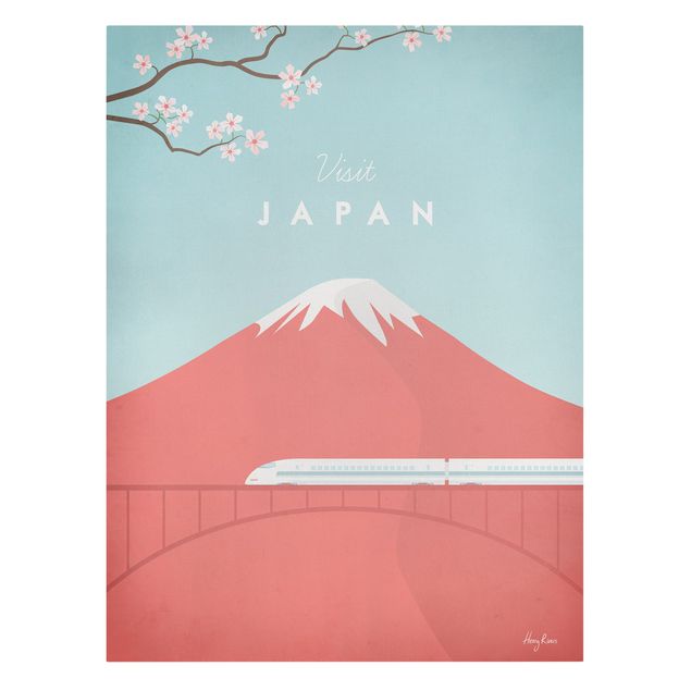 Billeder på lærred arkitektur og skyline Travel Poster - Japan