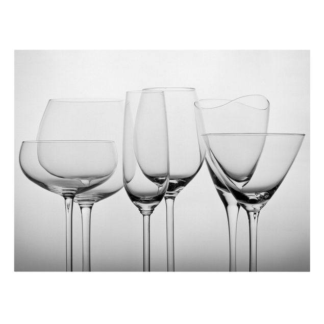 Billeder sort og hvid Fine Glassware Black And White