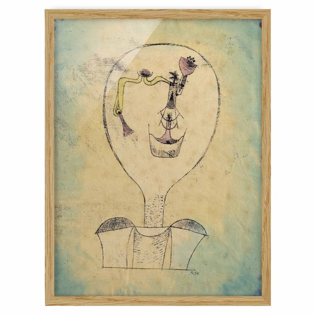 Billeder kunsttryk Paul Klee - The Bud of the Smile