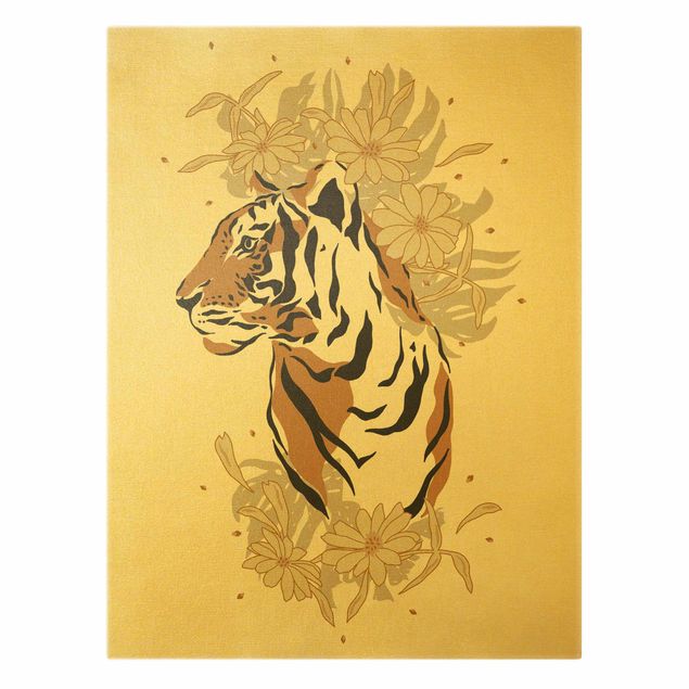 Billeder Safari Animals - Portrait Tiger