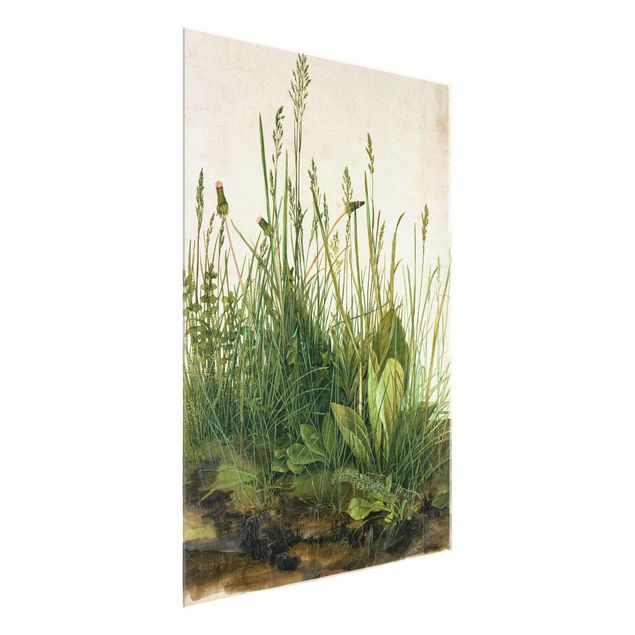 Glasbilleder blomster Albrecht Dürer - The Great Lawn