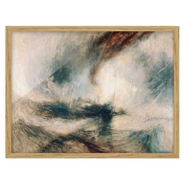 Kunst stilarter William Turner - Snow Storm - Steam-Boat Off A Harbour’S Mouth