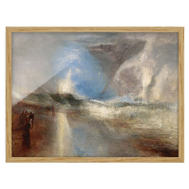 Kunst stilarter William Turner - Rockets And Blue Lights (Close At Hand) To Warn Steamboats Of Shoal Water