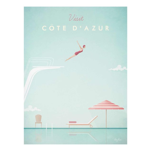 Billeder hav Travel Poster - Côte D'Azur