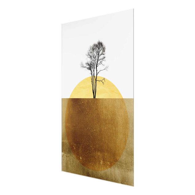 Billeder natur Golden Sun With Tree
