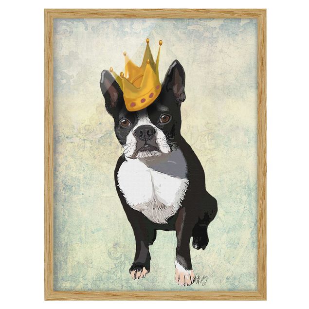 Billeder retro Animal Portrait - Terrier King